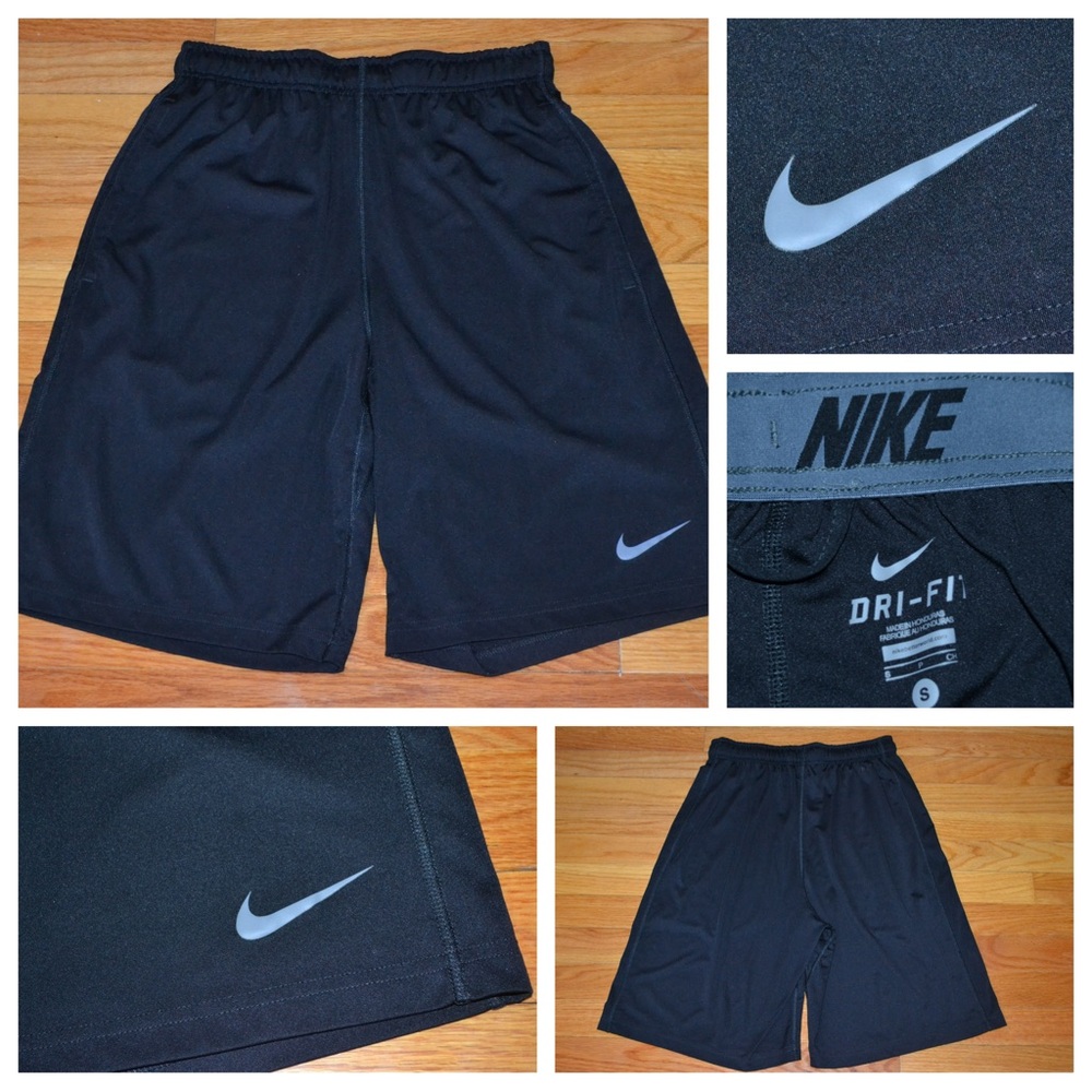 Men’s Nike Dri-Fit black athletic shorts, size S
